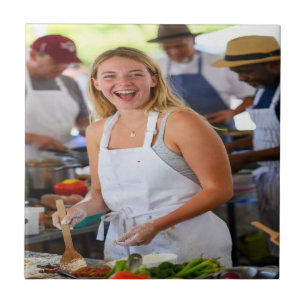 Fair Cook Off Photo Customize Ceramic Tile