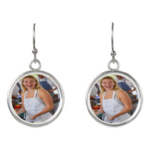 Fair Cook Off Photo Customize Earrings