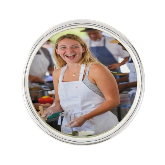 Fair Cook Off Photo Customize Lapel Pin (Front)