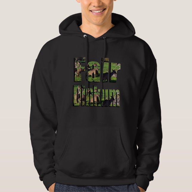 Fair Dinkum Aussie Slang Logo, Hoodie (Front)