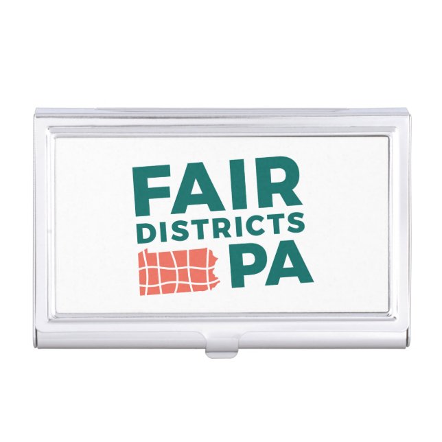 Fair Districts PA Business Card Holder (Front)