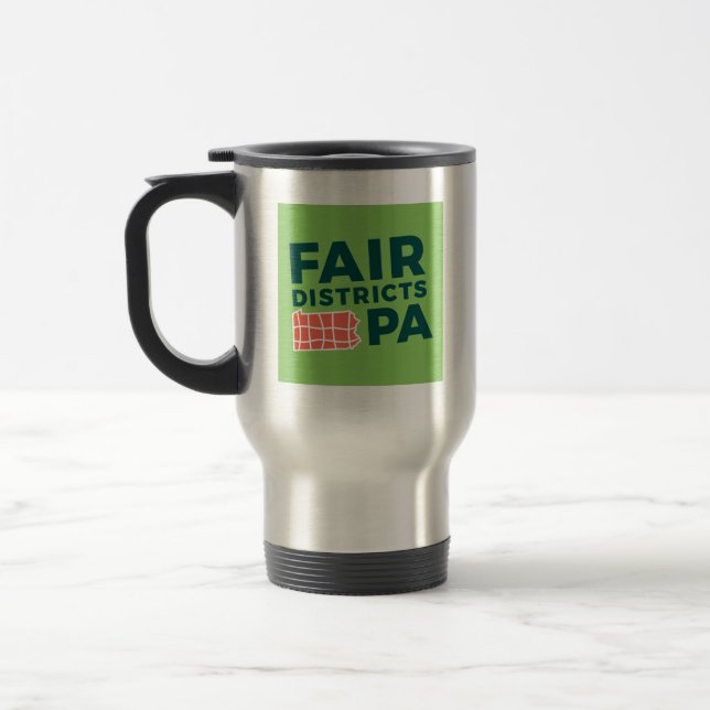 Fair Districts PA Travel Mug (Left)