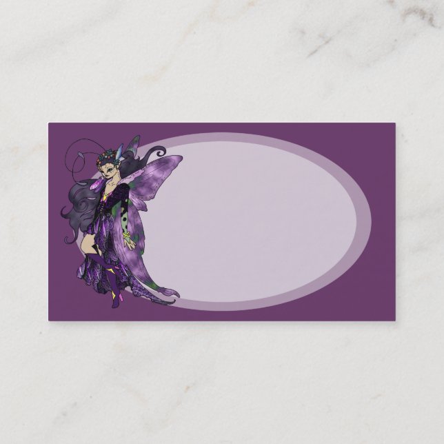 Fair Folk: Heather Business Card (Back)