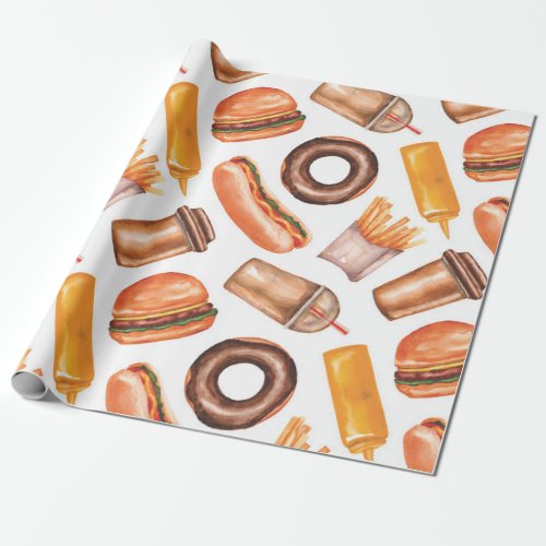 Fair Food Wrapping Paper