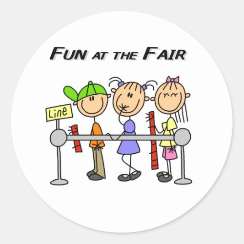 Fair Fun Classic Round Sticker