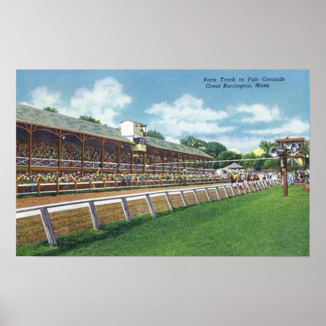 Fair Grounds Race Track View Poster (Front)