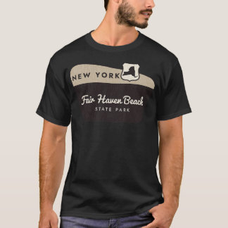 Fair Haven Beach State Park New York Welcome Sign T-Shirt