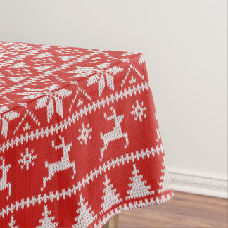 Fair Isle Christmas Tablecloth