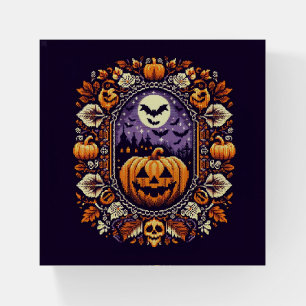 Fair Isle/Colorwork Vintage Halloween/fall Paperweight