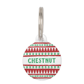FAIR ISLE PET ID TAG