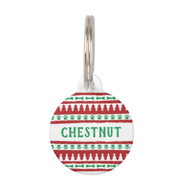 FAIR ISLE PET ID TAG (Front)