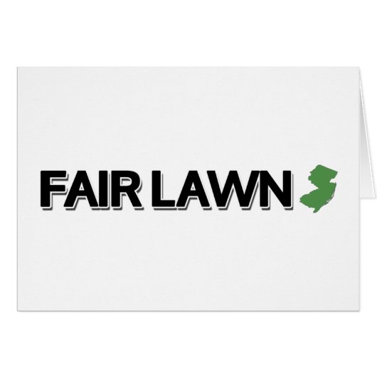 Fair Lawn, New Jersey Cards (Front Horizontal)