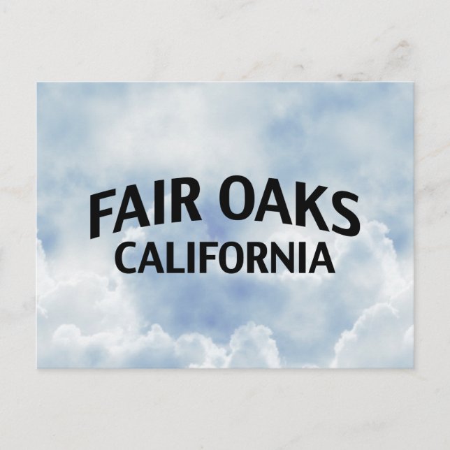 Fair Oaks California Postcard (Front)