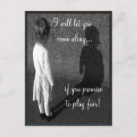 Fair Play  Customizable Postcard