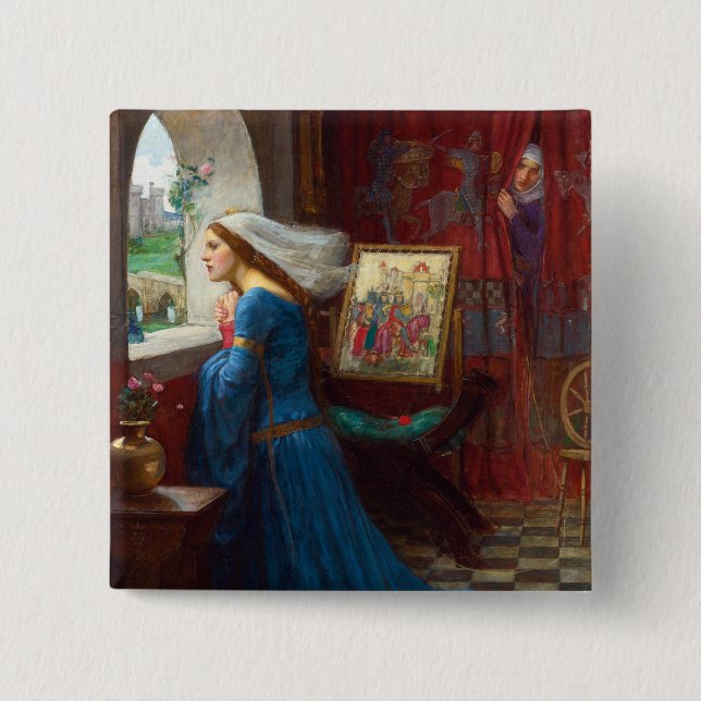 Fair Rosamund c. 1916 by John William Waterhouse Button (Front)