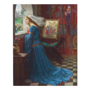 Fair Rosamund c. 1916 by John William Waterhouse Faux Canvas Print