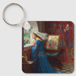 Fair Rosamund c. 1916 by John William Waterhouse Keychain