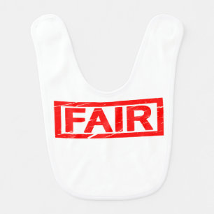 Fair Stamp Baby Bib