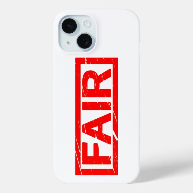 Fair Stamp Case-Mate iPhone Case (Back)