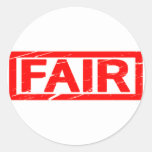 Fair Stamp Classic Round Sticker