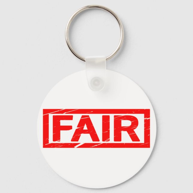 Fair Stamp Keychain (Front)