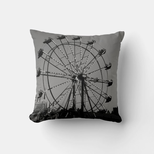 Fair Time Fun Throw Pillow (Front)