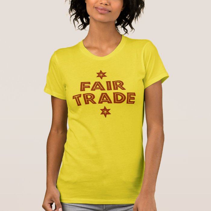 Fair Trade Message on T Shirt