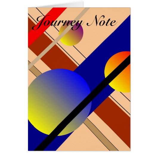 Fair Weather Journey Note (Front)