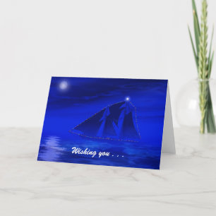 Fair winds and calm holiday card