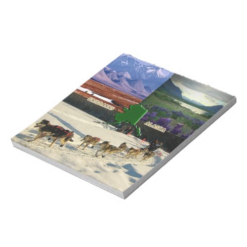 Fairbanks Alaska Collage Notepad