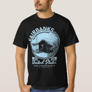 FAIRBANKS ALASKA - WOODEN HOUSE T-Shirt