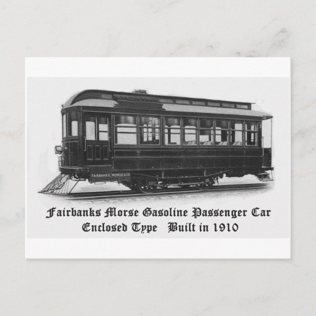 Fairbanks Morse & Company Car #24 Postcard (Front)