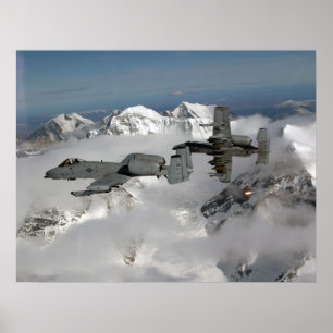 Fairchild-Republic A-10 Warthog Poster