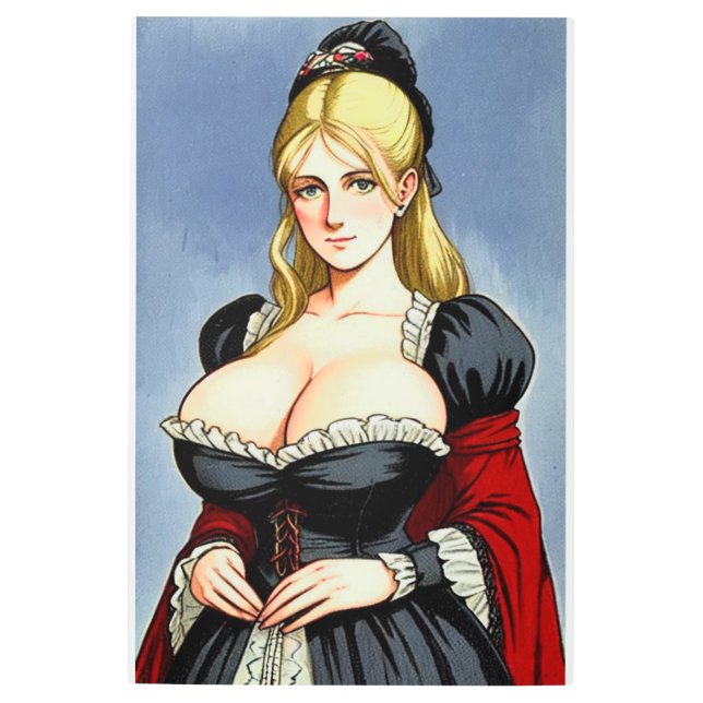 Faire Maiden 10 Metal Print (Front)