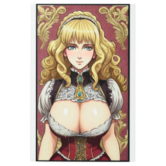 Faire Maiden 12 Metal Print