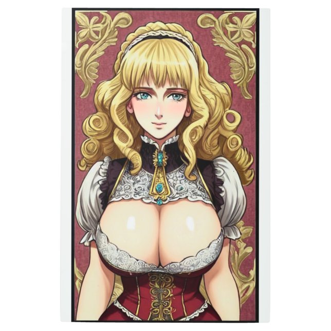 Faire Maiden 12 Metal Print (Front)