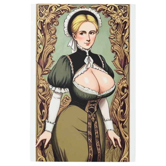 Faire Maiden 1 Metal Print (Front)