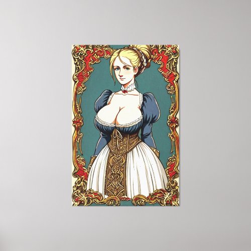 Faire Maiden 3 Canvas Print