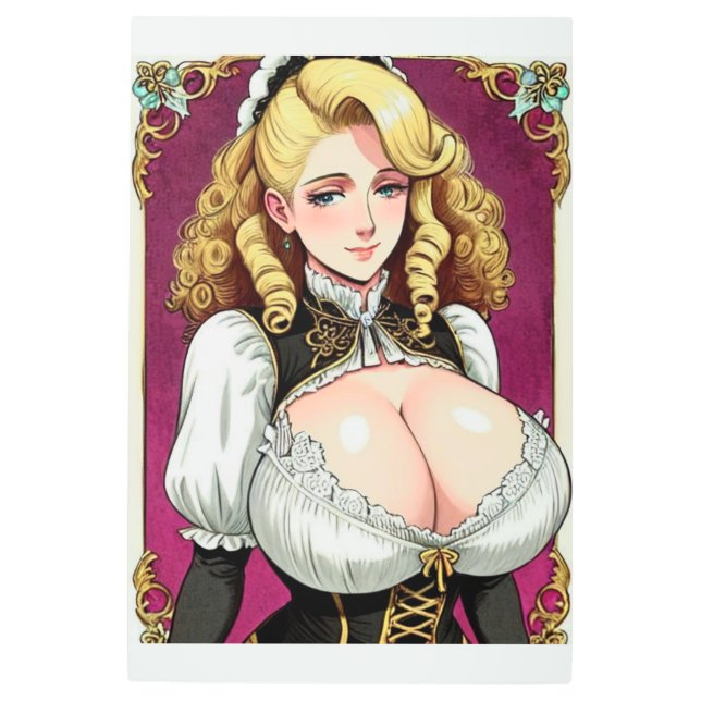 Faire Maiden 4 Metal Print (Front)