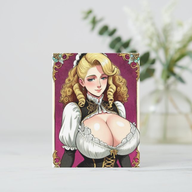 Faire Maiden 4 Postcard (Standing Front)