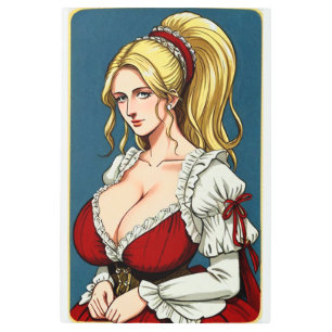 Faire Maiden 6 Metal Print