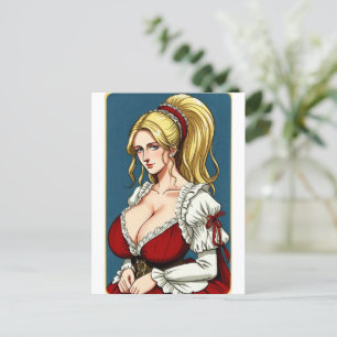 Faire Maiden 6 Postcard