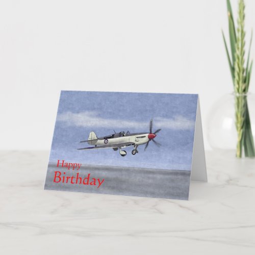 Fairey Firefly Birthday Card