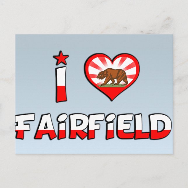Fairfield, CA Postcard (Front)