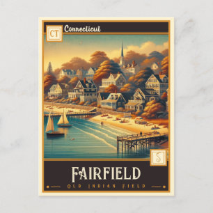 Fairfield, Connecticut   Vintage Postcard