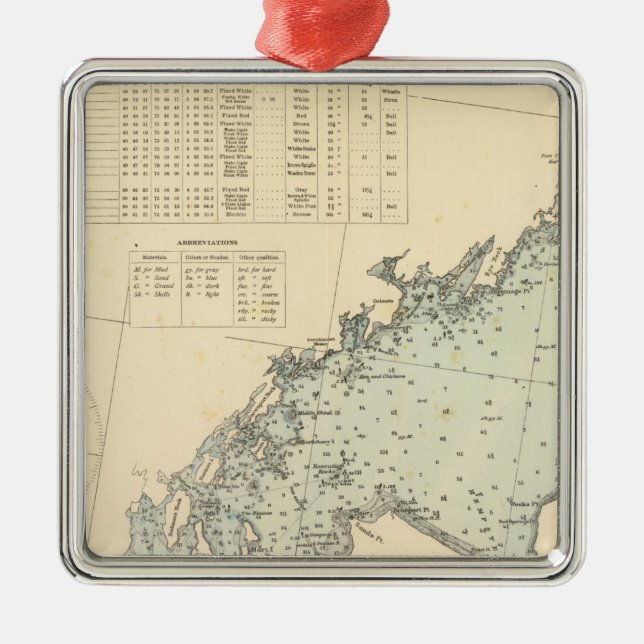 Fairfield County Connecticut, Long Island NY Metal Ornament (Front)