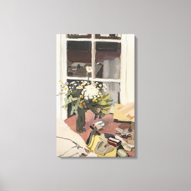 Fairfield Porter - STILL LIFE WITH STAPLER 1970 Canvas Print (Front)
