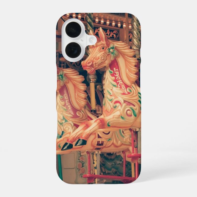 Fairground Carousel Horse Iphone Case (Back)