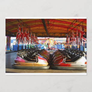 Fairground Dodgem Bumper Car Invitations