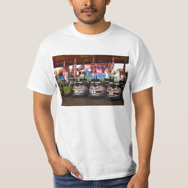 Fairground Dodgem Bumper Car Tee Shirt (Front)